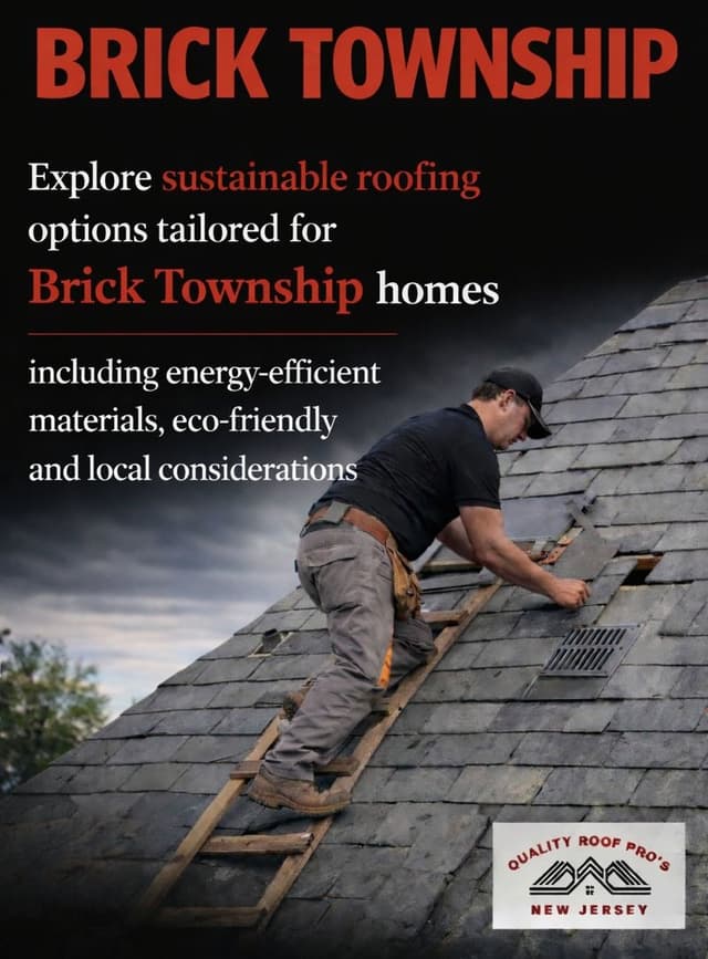 The Ultimate Guide to Sustainable Roofing Materials for Brick Township Homes